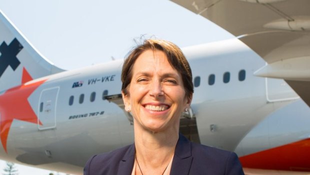 Jayne Hrdlicka is departing Qantas. 