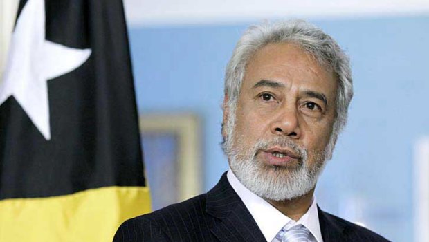 East Timor’s chief negotiator, Xanana Gusmao.