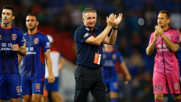 Denied: Sydney FC insist there has been no approach to Newcastle Jets coach Ernie Merrick.
