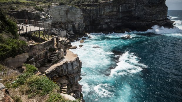 Part of the Vaucluse coastline where Sydney's last three ocean outfalls discharge untreated waste.