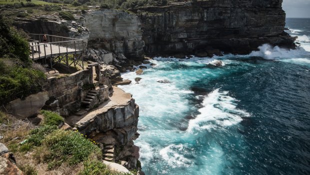 Part of the Vaucluse coastline where Sydney's last three ocean outfalls discharge untreated waste.