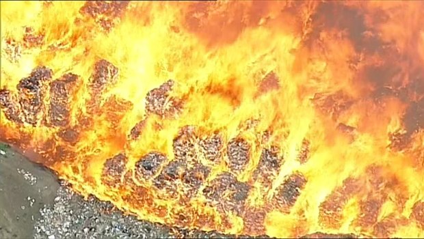 Firefighters took 11 days to bring the football-field-sized fire at SKM's Coolaroo recycling site under control.