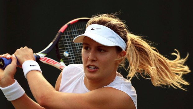 Partially at fault: Eugenie Bouchard.