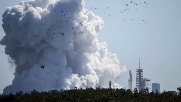 SpaceX fired up its newest, biggest rocket in a critical launch pad test last week in Florida. 