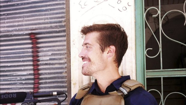 American journalist James Foley in Syria in July, 2012. 