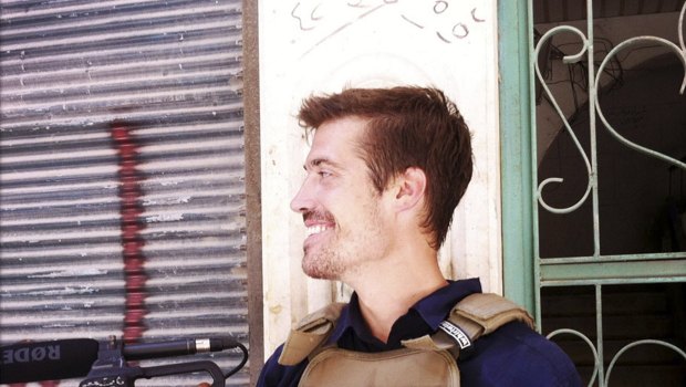 American journalist James Foley in Syria in July, 2012. 