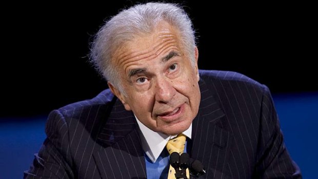 Carl Icahn has denied claims he knew of President Trump's decision to impose tariffs ahead of time.