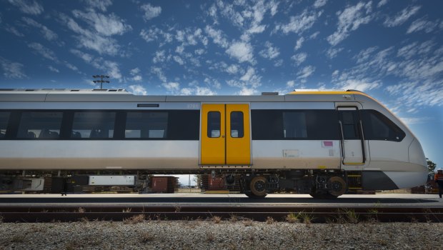 There are now five New Generation Rollingstock trains on the tracks, with an application for exemption from discrimination laws around the design of the toilets yet to be decided by the Australian Human Rights Commission.