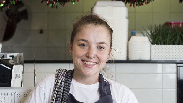 Trainee chef Jess Wyborn