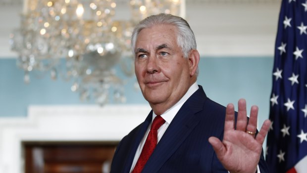 Goodbye to all that: Former US secretary of state Rex Tillerson.