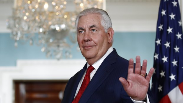 Goodbye to all that: Former US secretary of state Rex Tillerson.