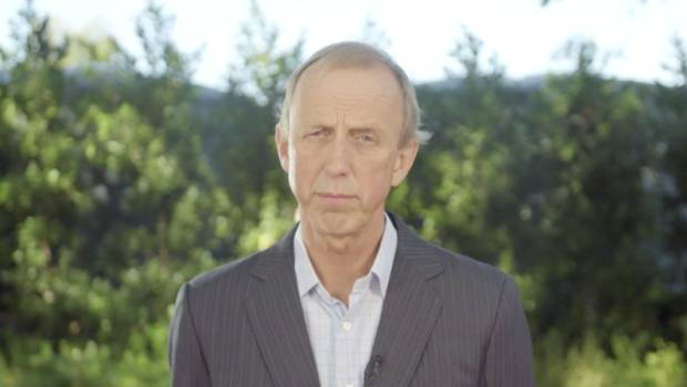 Trinity Grammar school council chair Robert Utter in his video message.