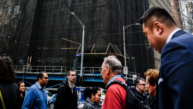 Development of Tower Melbourne at 150 Queen Street was stalled for four years.