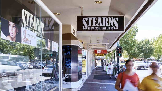 The Stearns Showcase Jewellery store in Bendigo.