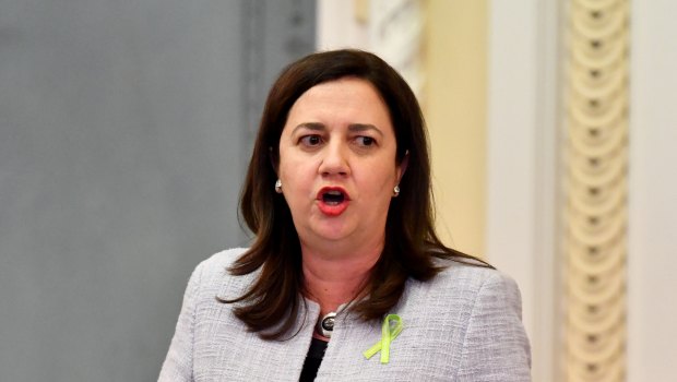 Premier Annastacia Palaszczuk has introduced a bill banning political donations from property developers.