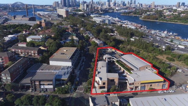 The WestConnex proposal includes a plan for the acquisition of land on Lilyfield Road, Rozelle, including Desane Group's site