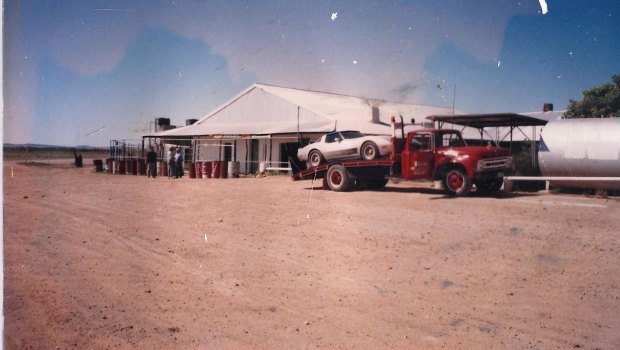 A photo of the Betoota Hotel taken by Robert Haken during a trip in the early 90s.