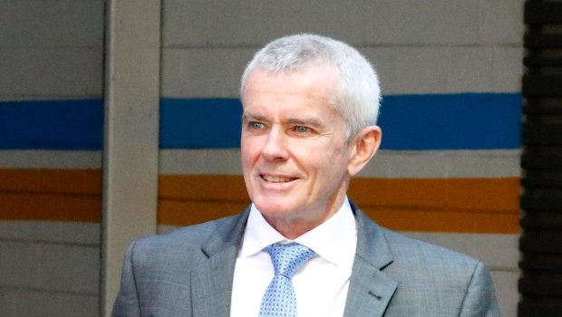 One Nation senator Malcolm Roberts leaves court in Brisbane last week.