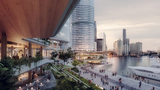 Dexus has proposed a redevelopment of Eagle Street Pier, including two new towers and up to 1.5 hectares of riverfront open space.
