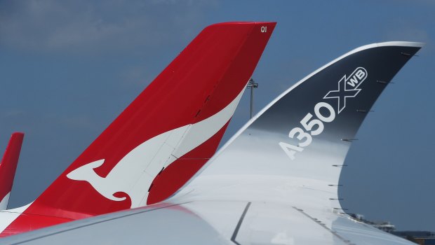 Qantas could choose the A350-900 for its planned ultra-long haul routes. 