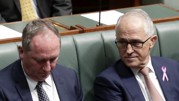 Deputy Prime Minister Barnaby Joyce and Prime Minister Malcolm Turnbull