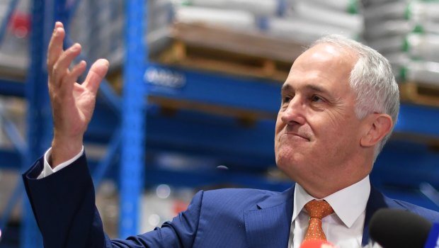 In the firing line: Prime Minister Malcolm Turnbull.