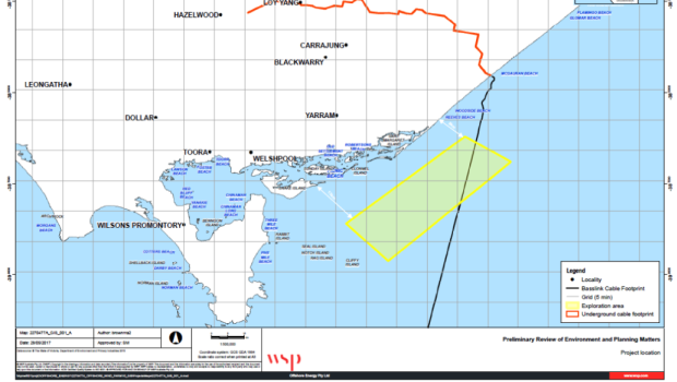 The offshore wind farm will be constructed in an area over 570 square kilometres.