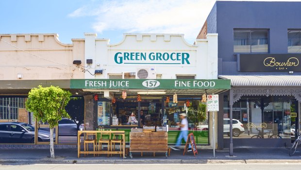 The building at 157 Lygon Street is leased to Green Grocer.
