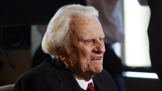 Billy Graham, pictured in 2010, suffered Parkinson's disease and had faced many ailments later in life.