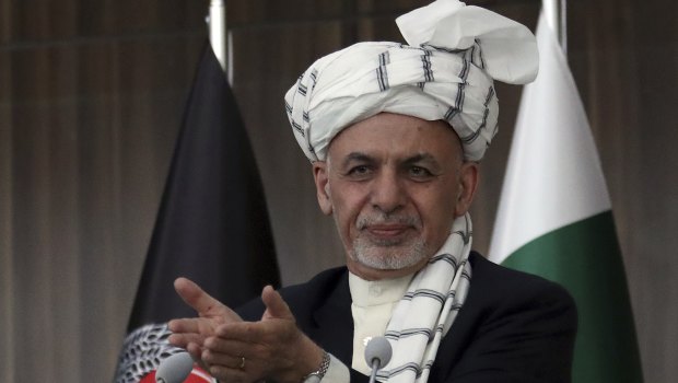 Afghani President Ashraf Ghani.