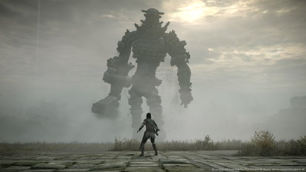 The colossi differ in size and shape, but all are intimidating.