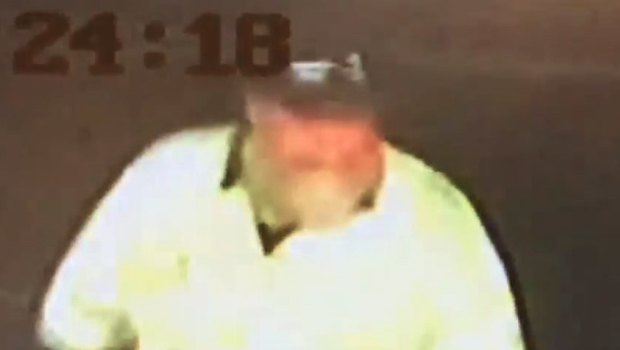 Jeffrey Lindsell, pictured in CCTV footage as he left the Gymea Hotel on October 7, 2017.