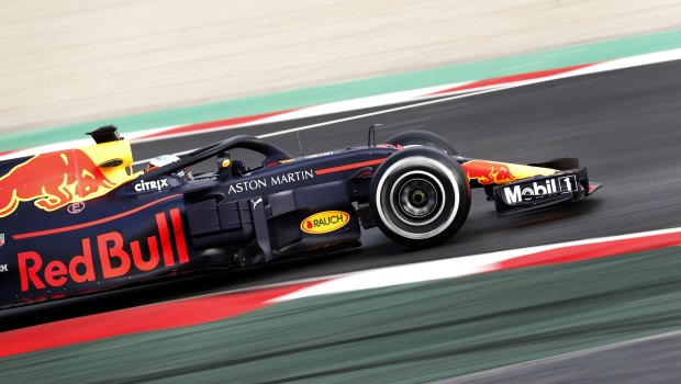 Daniel Ricciardo was pleased with his Red Bull car in pre-season testing.
