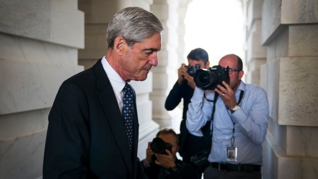 Robert Mueller, the Justice Department's special counsel, at the Capitol in Washington.
