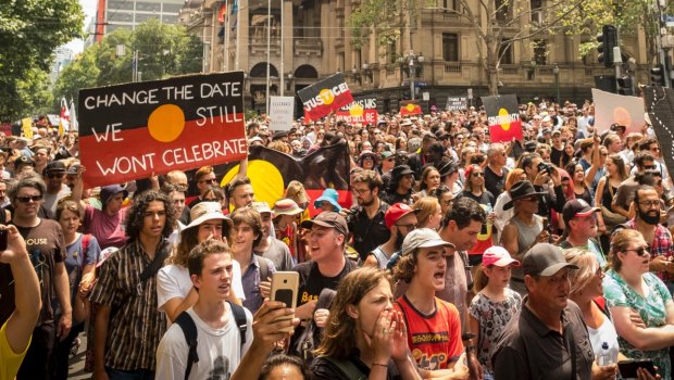 Melburnians marched in protest.