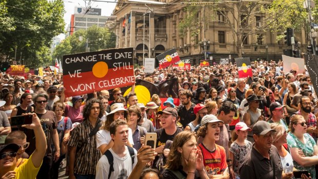 Melburnians marched in protest.