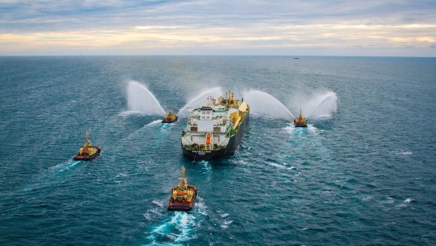 LNG cargo shipped from Chevron's Gorgon LNG project in Western Australia.