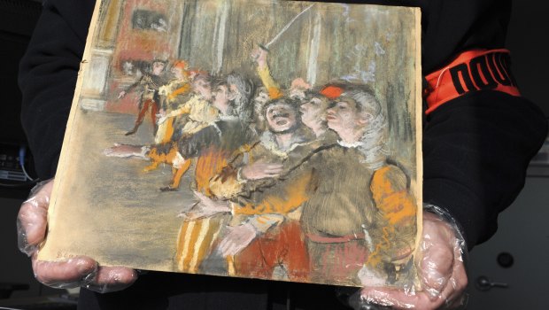 The stolen painting by French painter Edgar Degas. 