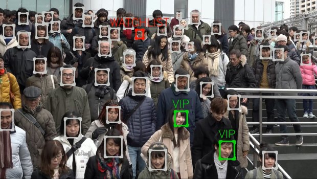 NEC's new technology can match faces to a database of billions, virtually instantly.