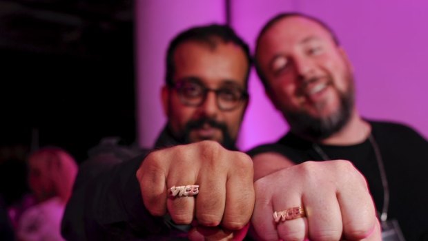 Co-founders of Vice, Suroosh Alvi and Shane Smith.