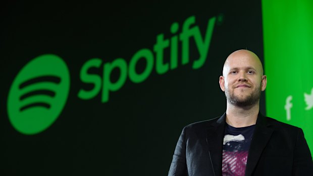 Daniel Ek, chief executive officer and co-founder of Spotify.