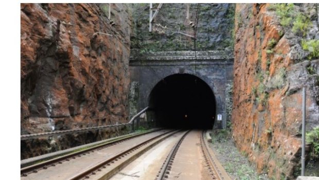One of the tunnels on the Blue Mountains line that will be upgraded to make it suitable for the new intercity trains.