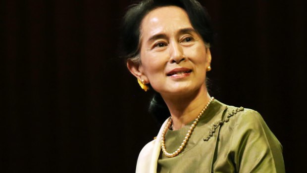 Aung San Suu Kyi is under pressure over the Rohingya crisis.