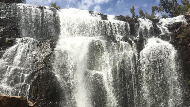 Anneka Bading was filming herself and her friends on a hot day at the waterfall in the Grampians when tragedy struck. 