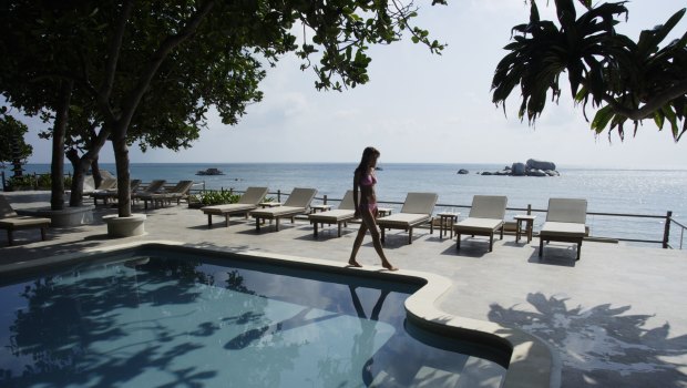 Nikoi Island
Resort, where
Singaporeans
and expats often
escape for a
weekend away.
