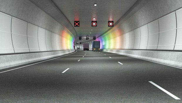 An artist's impression of the West Gate Tunnel.