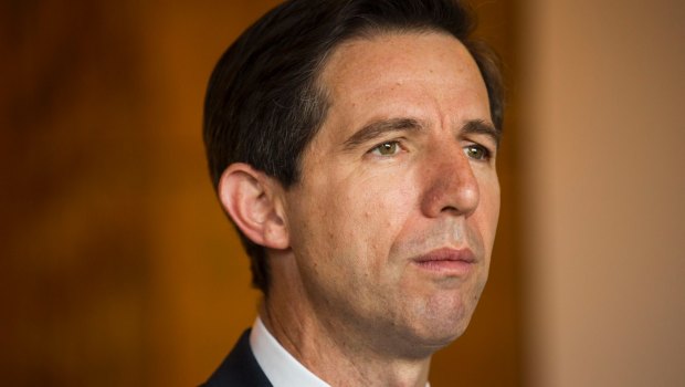 Education Minister Simon Birmingham.