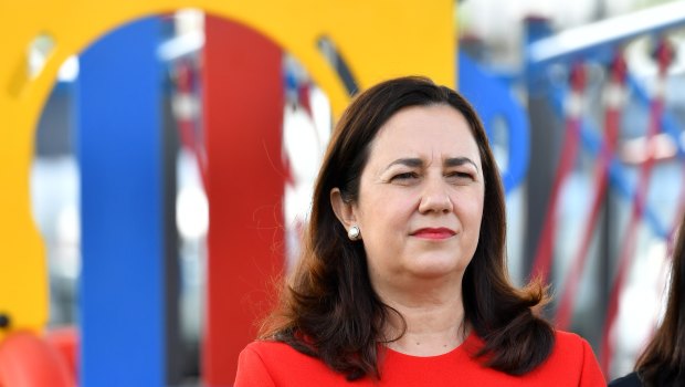 Queensland Premier Annastacia Palaszczuk visited Yarrabilba State School in Logan on Monday. Yarrabilba State School, which will have an enrolment of 370 students, is one of four new schools to open in Queensland today.