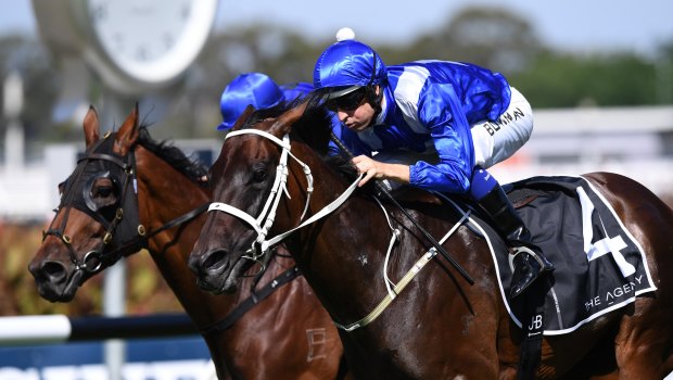 Record: Hugh Bowman pilots Winx to a 17th group 1 victory.