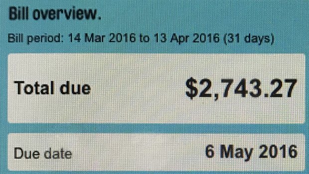 Stephen Wetton's first monthly bill from AGL was almost double what he was previously charged quarterly.